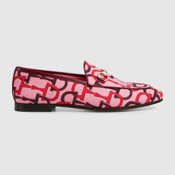 Gucci Jordan Horsebit Pattern Loafers - Picture 1 of 4